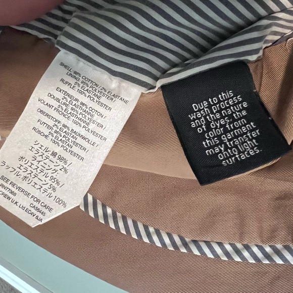 J. Crew Khaki Ruffled Chino Blazer size 2 - Picture 12 of 15